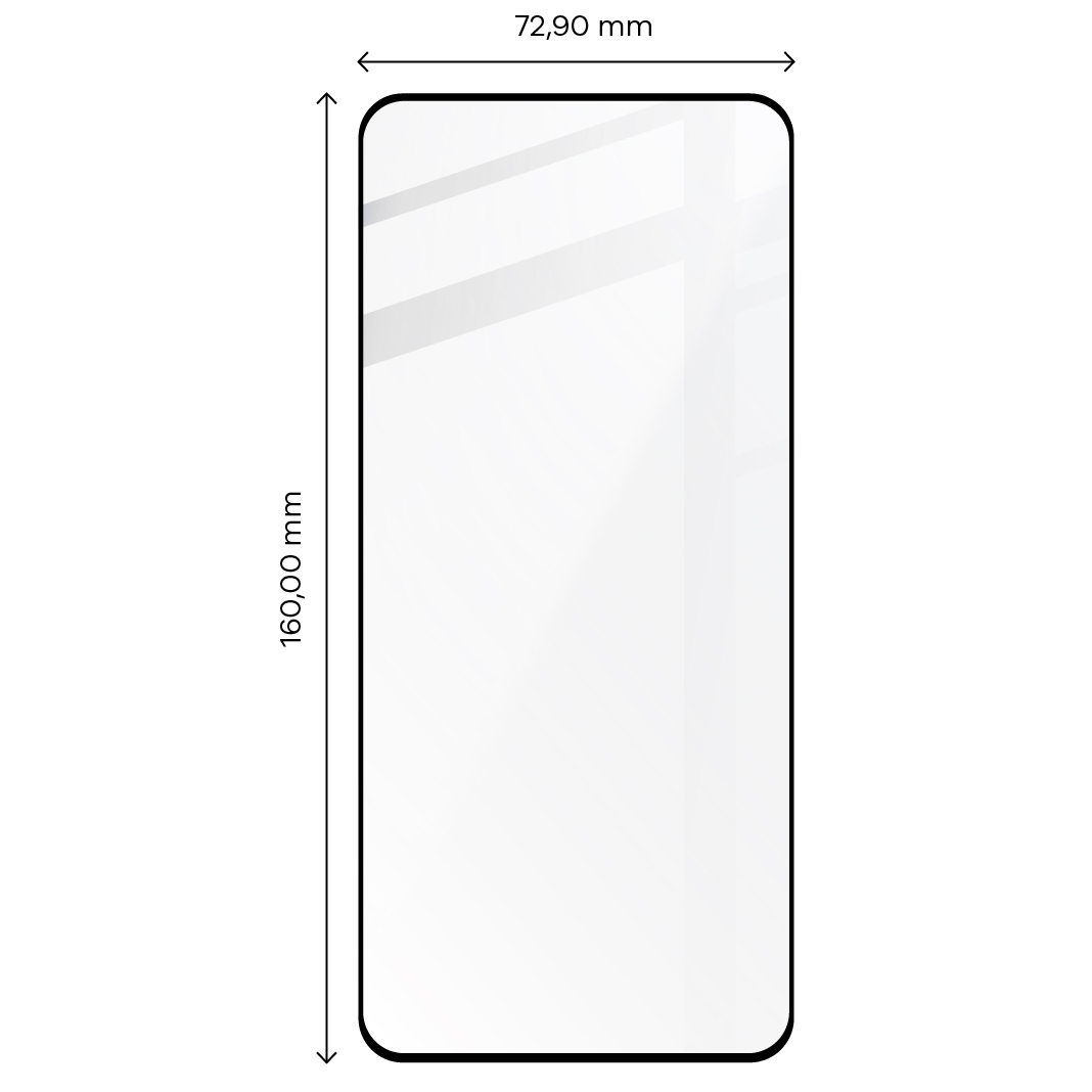 Szkło hartowane Bizon Glass Edge - 2 sztuki + ochrona na obiektyw, Vivo X90 Pro